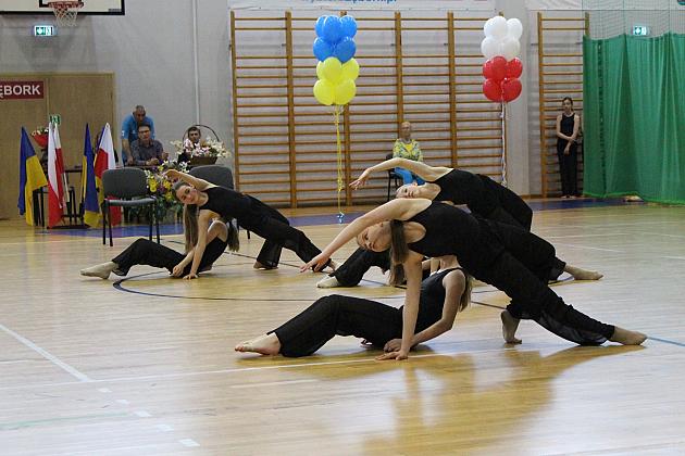 Pokazy gimnastyki artystycznej w Lęborku