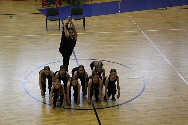 Pokazy gimnastyki artystycznej w Lęborku