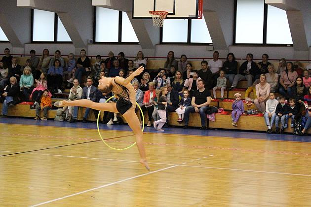 Pokazy gimnastyki artystycznej w Lęborku