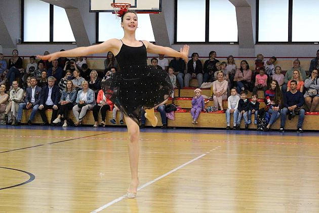 Pokazy gimnastyki artystycznej w Lęborku