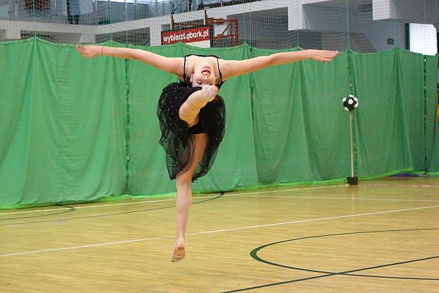 Pokazy gimnastyki artystycznej w Lęborku
