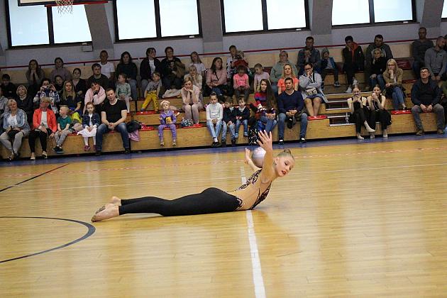 Pokazy gimnastyki artystycznej w Lęborku