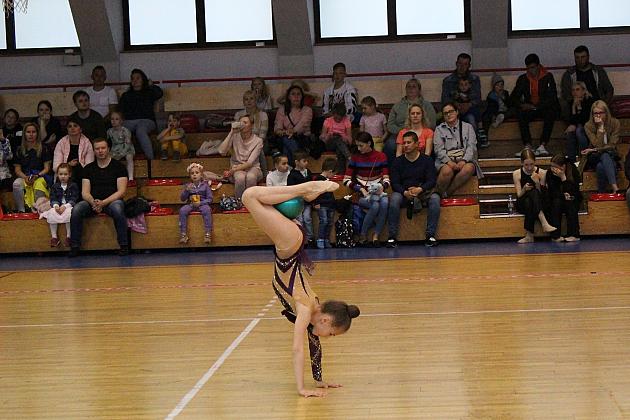 Pokazy gimnastyki artystycznej w Lęborku