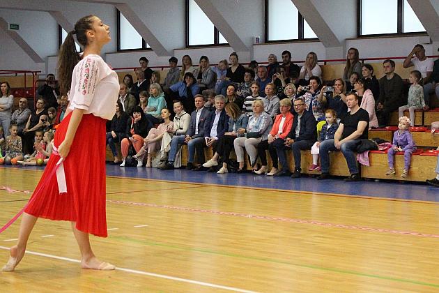 Pokazy gimnastyki artystycznej w Lęborku