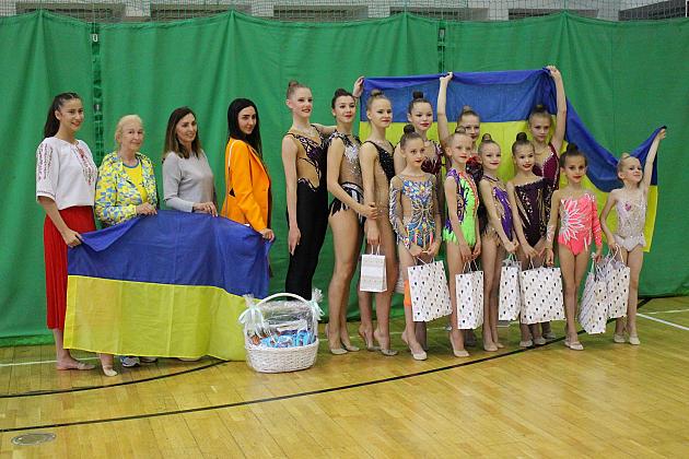 Pokazy gimnastyki artystycznej w Lęborku