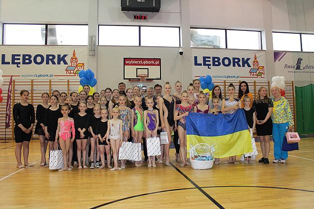 Pokazy gimnastyki artystycznej w Lęborku
