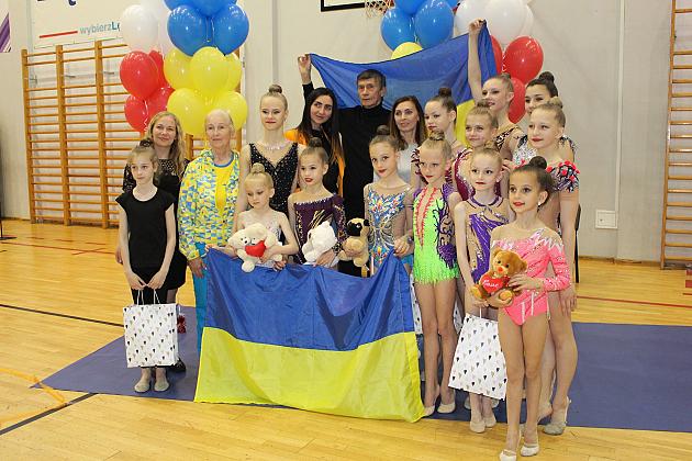 Pokazy gimnastyki artystycznej w Lęborku