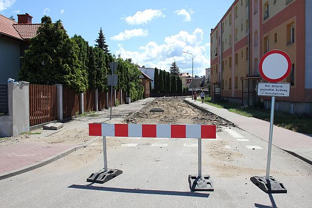 Drogowa inwestycja zmienia rewitalizowaną dzielnicę