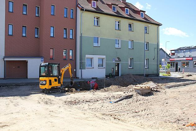 Drogowa inwestycja zmienia rewitalizowaną dzielnicę