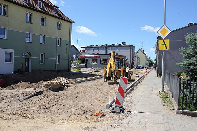 Drogowa inwestycja zmienia rewitalizowaną dzielnicę