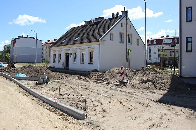 Drogowa inwestycja zmienia rewitalizowaną dzielnicę