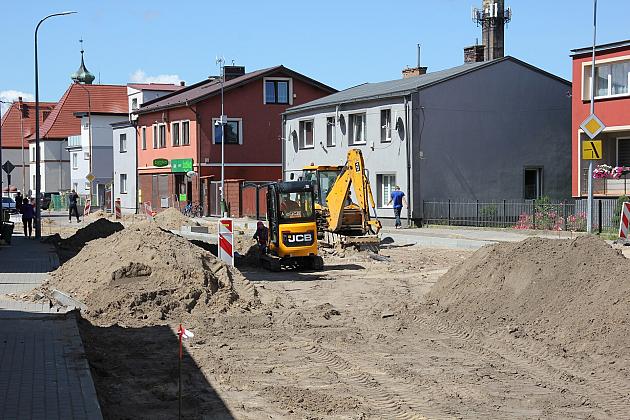 Drogowa inwestycja zmienia rewitalizowaną dzielnicę