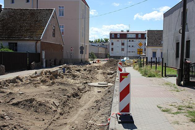 Drogowa inwestycja zmienia rewitalizowaną dzielnicę