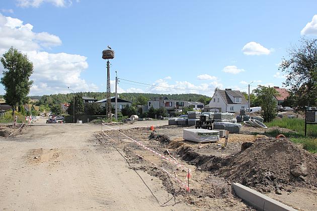 Na Pułaskiego trwa budowa nowej drogi