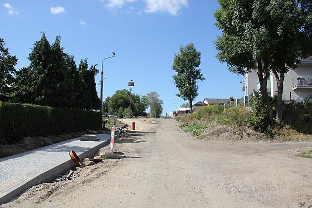 Na Pułaskiego trwa budowa nowej drogi