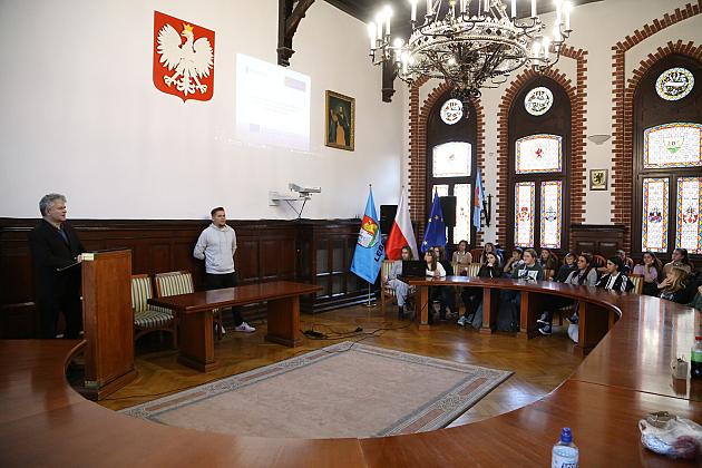 Młodzież z 5 krajów z wizytą w Lęborku