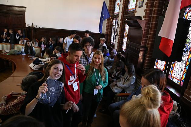 Młodzież z 5 krajów z wizytą w Lęborku