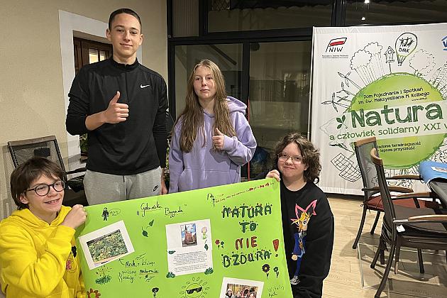 Kąpiel leśna czyli ciekawy projekt w SP nr 1