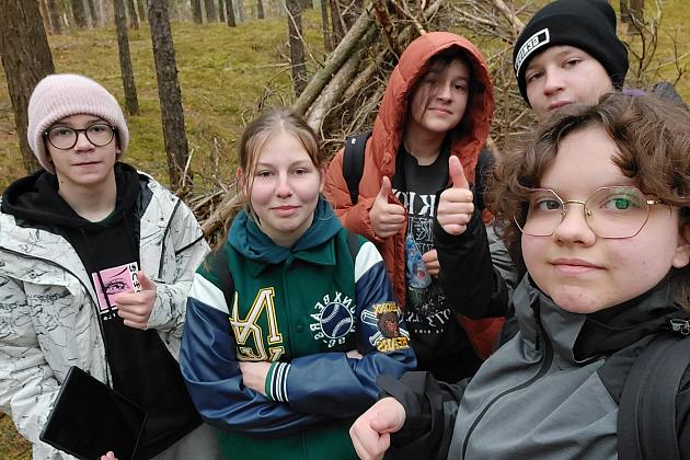 Kąpiel leśna czyli ciekawy projekt w SP nr 1