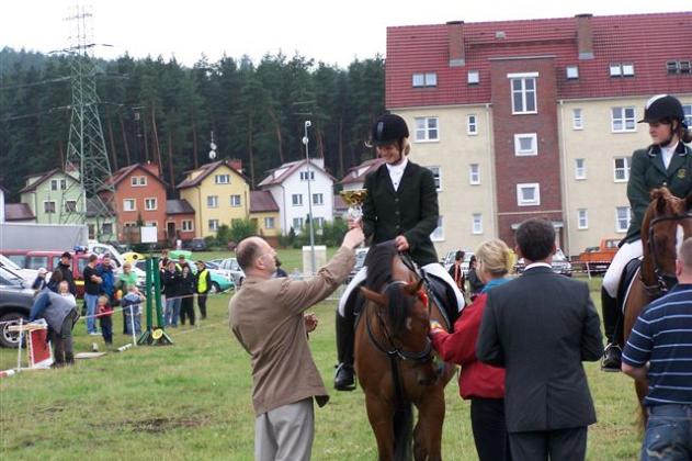 Konie skakały przez przeszkody