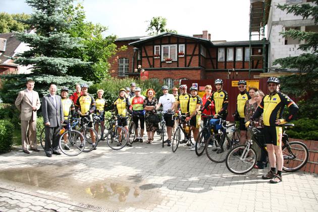 Rowerowa ekipa Europy w Lęborku