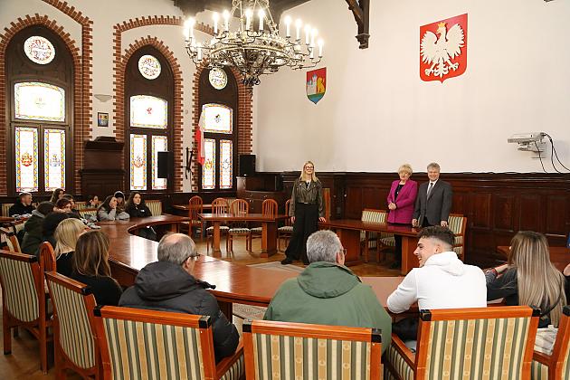 Goście z Hiszpanii i Portugalii odwiedzili ratusz