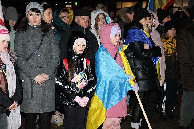 W rocznicę wybuchu wojny „Wiec Solidarności” z Ukrainą