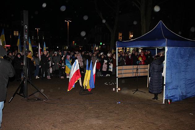 W rocznicę wybuchu wojny „Wiec Solidarności” z Ukrainą