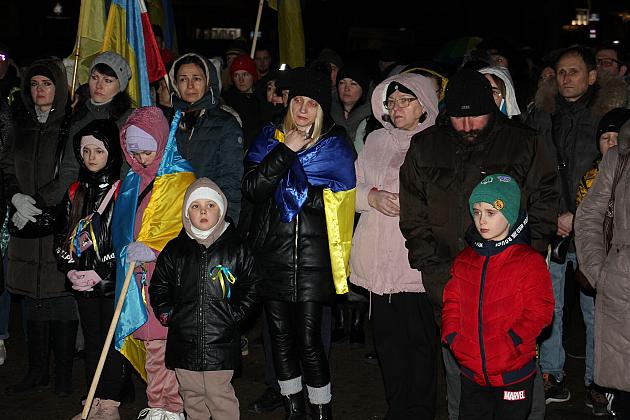 W rocznicę wybuchu wojny „Wiec Solidarności” z Ukrainą