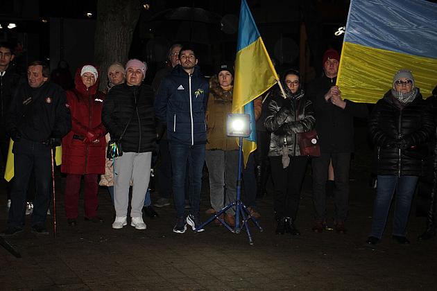 W rocznicę wybuchu wojny „Wiec Solidarności” z Ukrainą