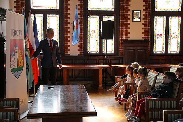 Przedszkole „Jesteśmy razem” z wizytą w Ratuszu