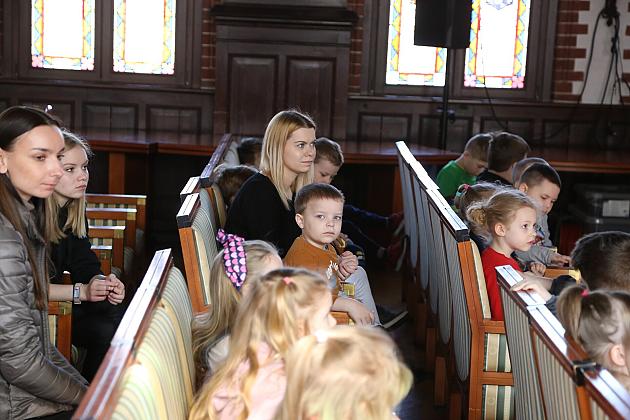 Przedszkole „Jesteśmy razem” z wizytą w Ratuszu