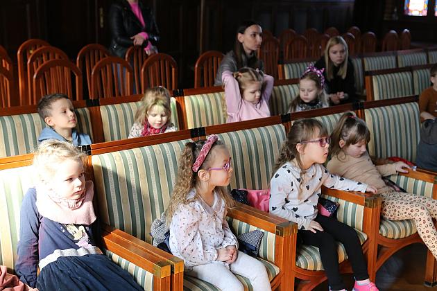 Przedszkole „Jesteśmy razem” z wizytą w Ratuszu