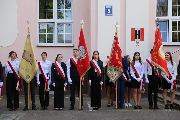 Dzień Flagi RP – uroczystość przed Starostwem Powiatowym