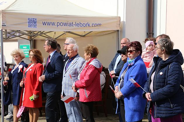 Dzień Flagi RP – uroczystość przed Starostwem Powiatowym