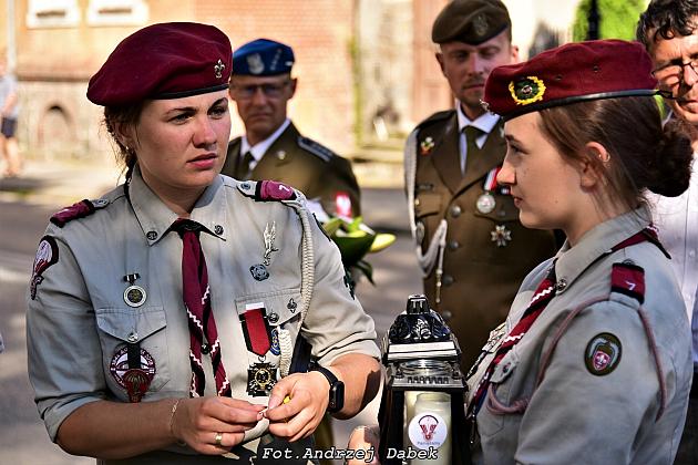 40-ta rocznica nadania imienia generała Stanisława Sosabowskiego 7 Harcerskiej Drużynie Czerwonych Beretów z Lęborka