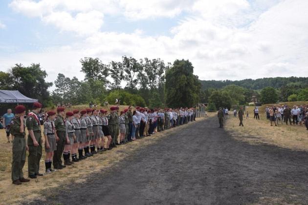 40-ta rocznica nadania imienia generała Stanisława Sosabowskiego 7 Harcerskiej Drużynie Czerwonych Beretów z Lęborka