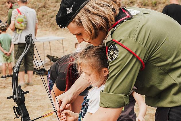 40-ta rocznica nadania imienia generała Stanisława Sosabowskiego 7 Harcerskiej Drużynie Czerwonych Beretów z Lęborka