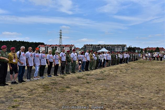 40-ta rocznica nadania imienia generała Stanisława Sosabowskiego 7 Harcerskiej Drużynie Czerwonych Beretów z Lęborka