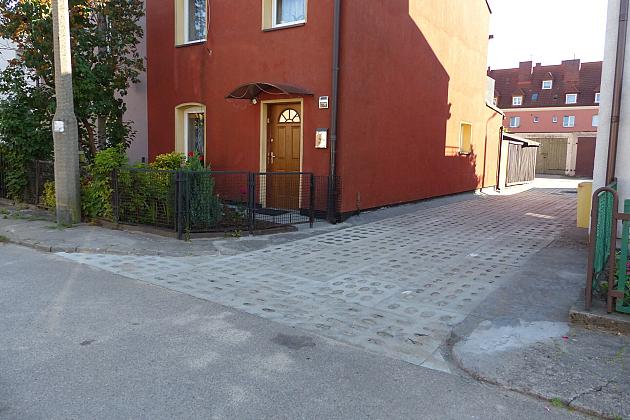 Uliczki na Targowej bis utwardzone