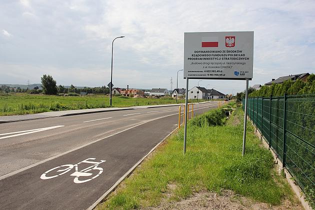 Nowa droga połączyła ulice Kossaka przez Nadmorską ze Skarżyńskiego