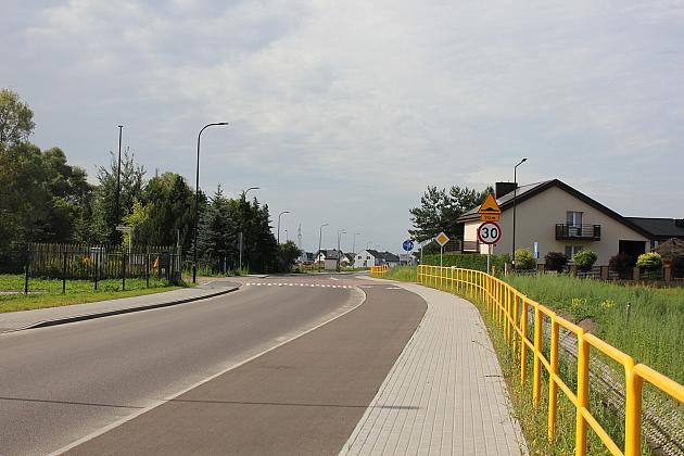 Nowa droga połączyła ulice Kossaka przez Nadmorską ze Skarżyńskiego