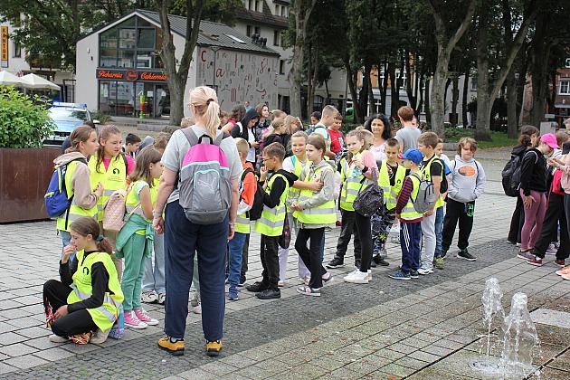 Rajd pieszo-rowerowy wyruszył z placu Pokoju