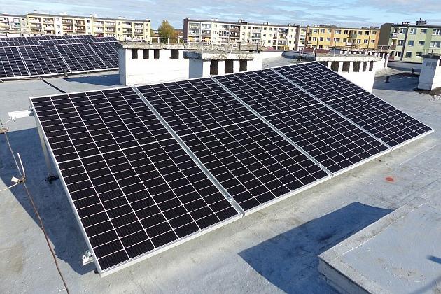 Instalacje układów fotowoltaicznych na budynkach użyteczności publicznej w Gminie Miasto Lębork