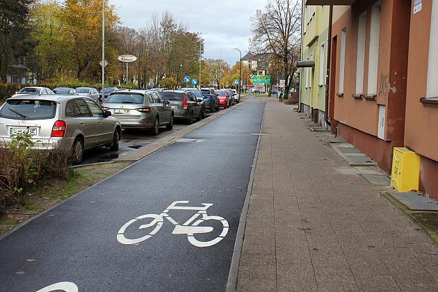 Droga rowerowa na Wojska Polskiego kompletna