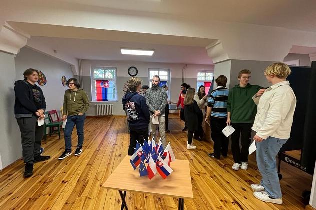 Młodzież ze Słowacji w Lęborku