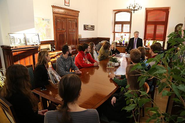 Młodzież ze Słowacji w Lęborku