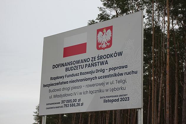 Przy ulicach Teligi i Władysława IV powstaje nowa droga pieszo-rowerowa