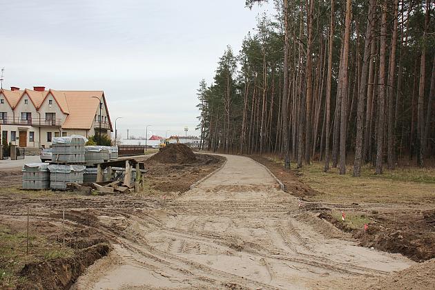 Przy ulicach Teligi i Władysława IV powstaje nowa droga pieszo-rowerowa