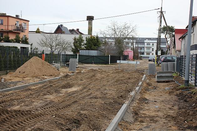 Ulica Mikołajczyka w budowie